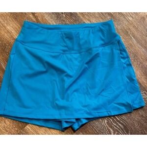 Blaosn Womens Bright Blue Athletic Skort Tennis Golf Skirt with Shorts Size M